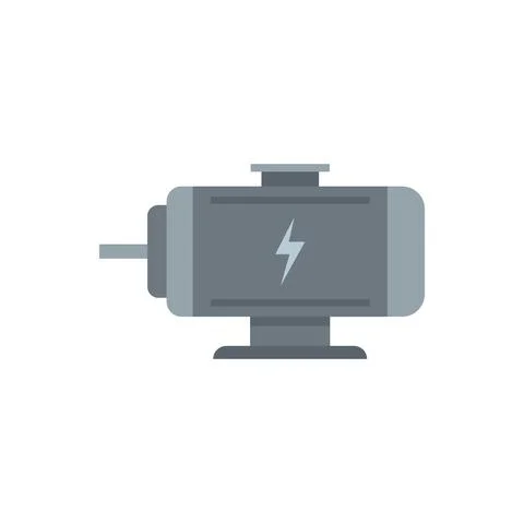Hybrid engine icon flat isolated vector イラスト素材