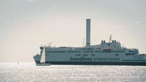 Hybrid Ferry Video stock 263804494