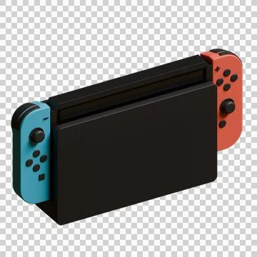 Hybrid Gaming Console Stock Illustration
