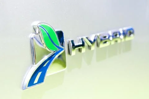 Hybrid logo Stock Photos
