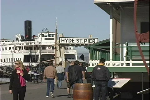 Hyde St Pier-zoom Video stock 818092