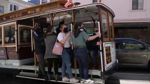 Hyde Street Cable Car 動画素材 259212934