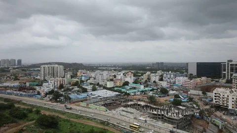 Hyderabad Cityscape Stock Footage 77339174