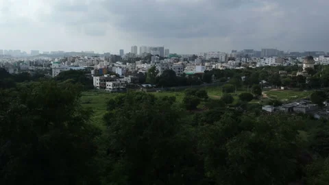 Hyderabad Cityscape-panning Stock Footage 139851448