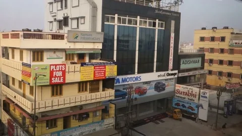 Hyderabad Metro Rail Stock Footage 83164871