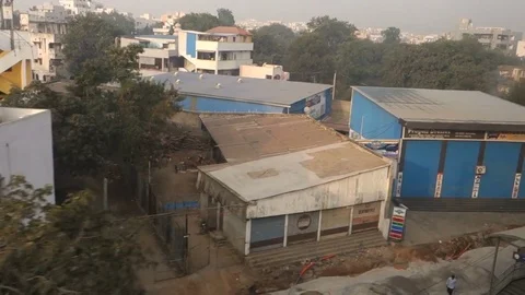 Hyderabad Metro Rail Stock Footage 83165017