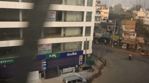 Hyderabad Metro Rail Stock Footage 83165044