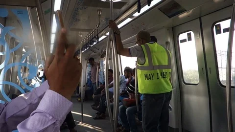 Hyderabad Metro Rail launch Stock Footage 83204603
