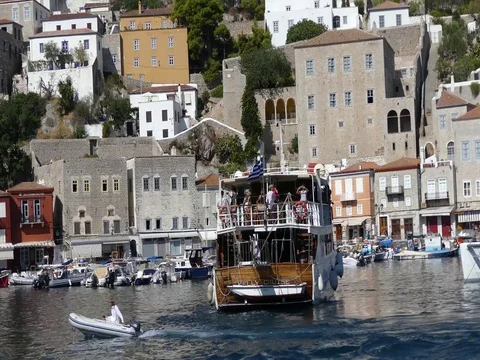 Hydra greece Video stock 78378240