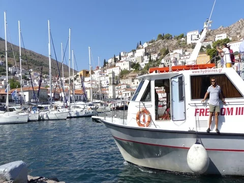 Hydra greece Stock Footage 78383226