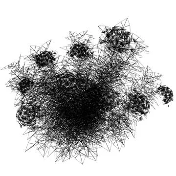 Hydrangea macrophylla (Mariesii Variegata) ~ 3D Model #91537872