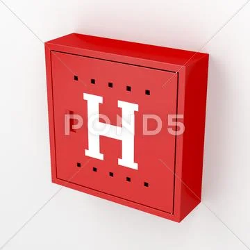 Hydrant cabinet Stock Illustration