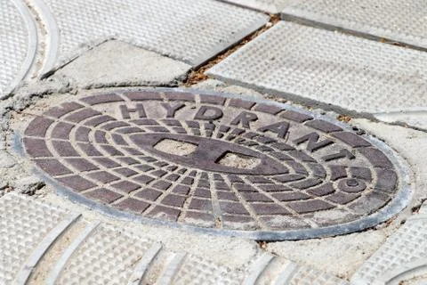 Hydrant hatch Fotos Stock