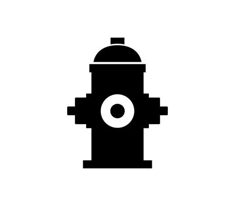 Hydrant icon illustrated in vector on white background Stock Illustration