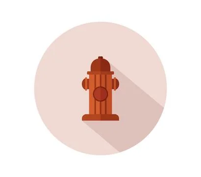 Hydrant icon illustrated in vector on white background Illustrazione stock