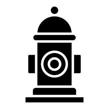 Hydrant Vector Icon Design Illustration Stock Illustration