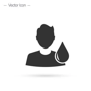 Hydrate icon. Vector isolated on white background Stock Illustration