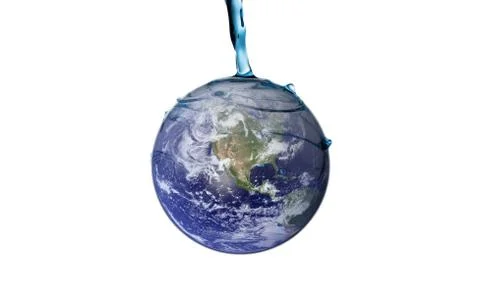 Hydrated Earth 写真素材