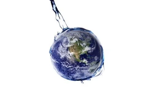 Hydrated Earth 写真素材