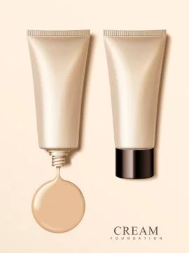 Hydrating cream ad Illustrazione stock