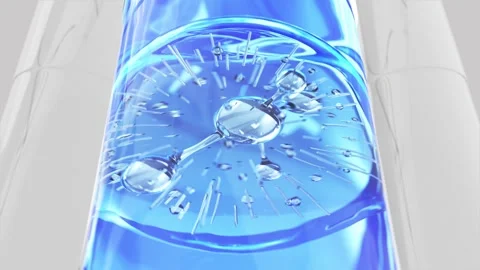 Hydrating Elixir: A Molecular Breakthrough for Radiant Skin 動画素材 282718825