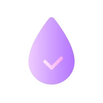 Hydration flat gradient two-color ui icon 스톡 일러스트