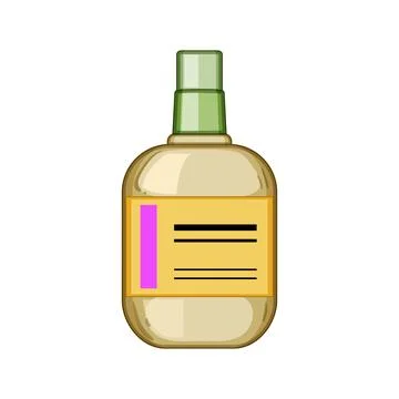 Hydration setting spray cartoon vector illustration Stock Illustration