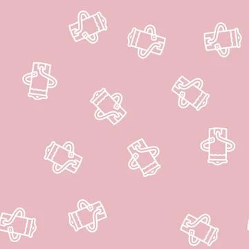 Hydration system motorcycle line vector seamless pattern Stock Illustration