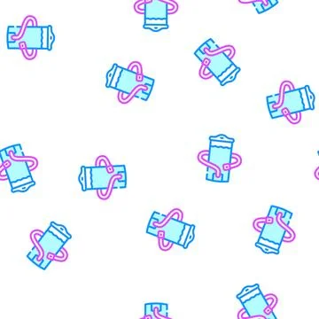 Hydration system motorcycle vector seamless pattern イラスト素材