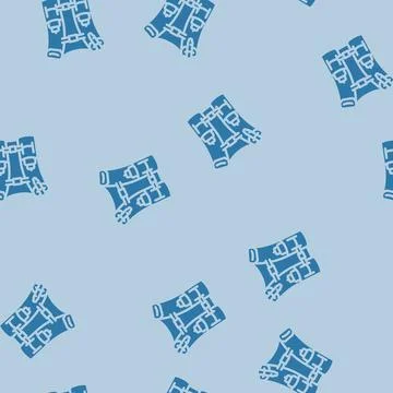 Hydration vest pack running accessories glyph vector seamless pattern Stock Illustration