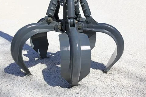 Hydraulic claw Stock Photos