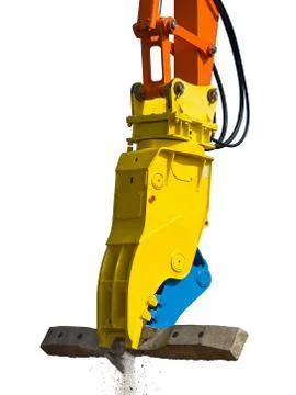 Hydraulic claw Stock Photos