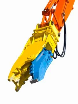 Hydraulic claw Stock Photos