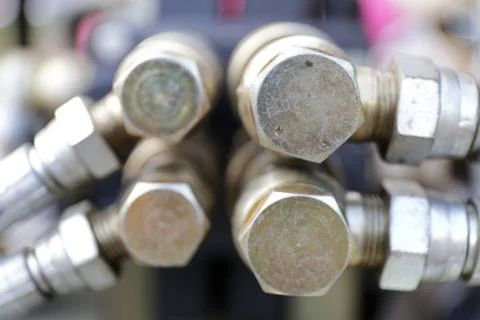 Hydraulic coupling Stock Photos