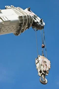 Hydraulic crane Foto stock