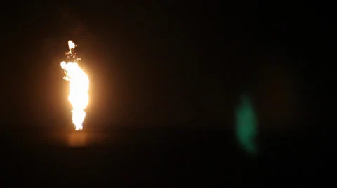 Hydraulic Fracturing Site (Fracking) Fire Vidéo 33723037
