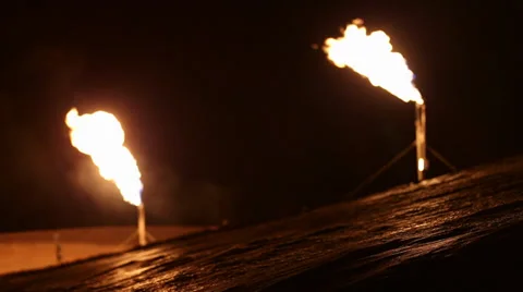 Hydraulic Fracturing Site (Fracking) Video stock 33723071