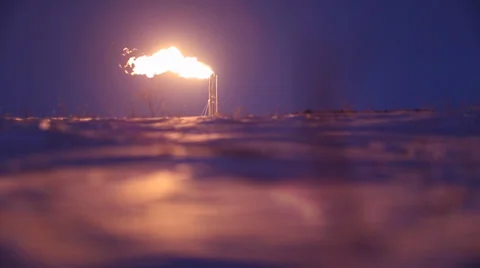 Hydraulic Fracturing Site (Fracking) Video stock 33723180