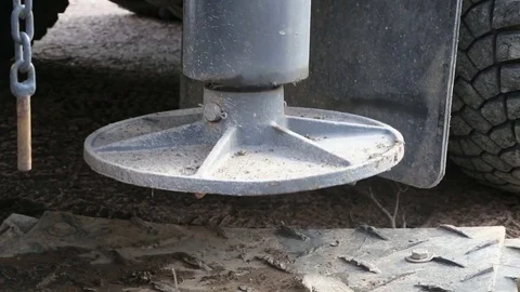 Hydraulic Leg Lower Stock Footage 77278330