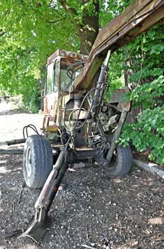 Hydraulic loading Stock Photos