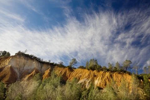 A Hydraulic Mining Site Stock Photos