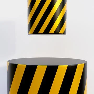HYDRAULIC PRESS 2 Stock Illustration