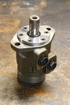 Hydraulic pumpmotor Stock Photos