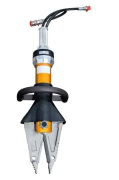 Hydraulic shears Stock Photos