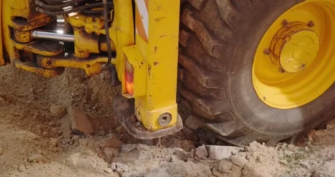 Hydraulic support Stock Footage 140233903