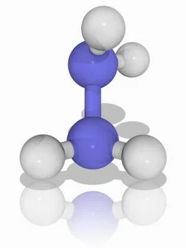 Hydrazine chemical compound molecule Stock Illustration