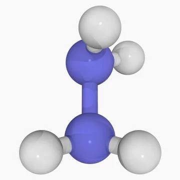 Hydrazine molecule Stock Illustration