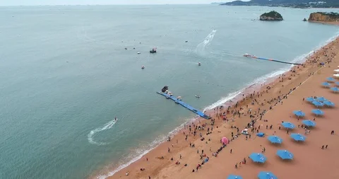 Hydro cycle on the sea 库存影片 103723205