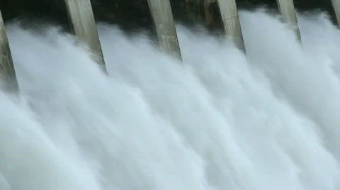 Hydro Dam Stock Footage