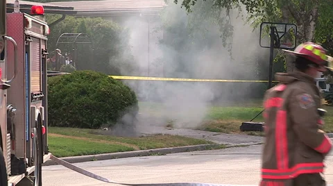 Hydro electrical transformer on fire on ... | Stock Video | Pond5